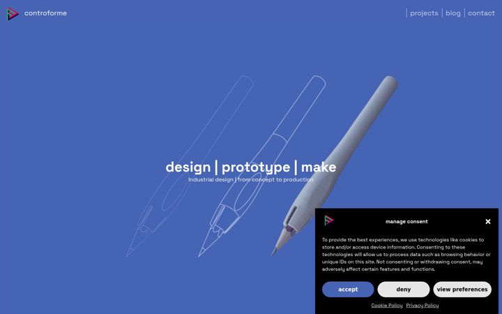 Screenshot of controforme.com