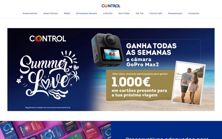 Screenshot di control.pt