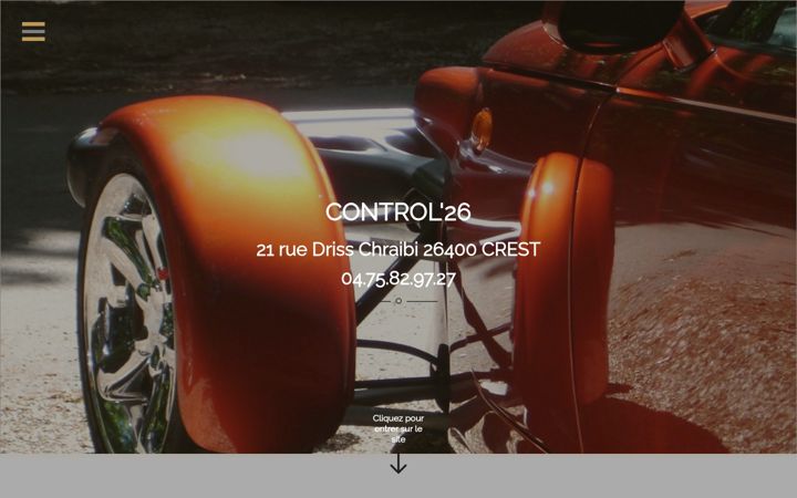 Snimka zaslona za control26.fr