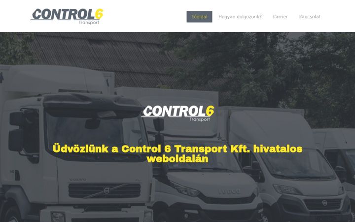 Screenshot of control6transport.hu