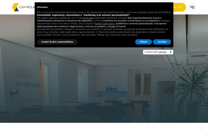 Screenshot of controlauto.it