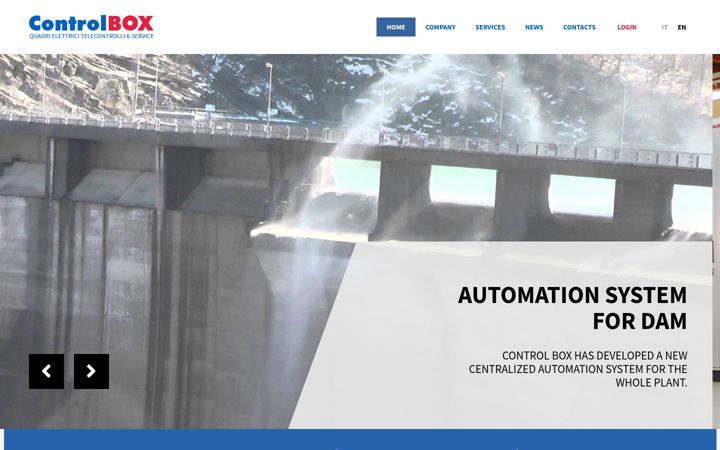 Zrzut ekranu controlbox.it
