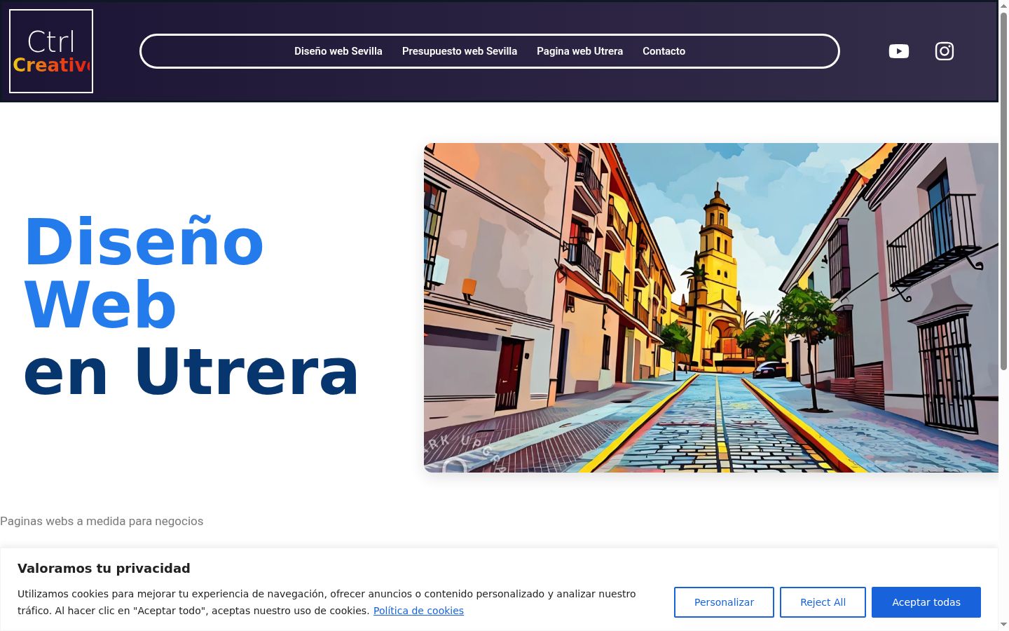 Screenshot του banner συγκατάθεσης που εμφανίστηκε πριν από οποιαδήποτε αλληλεπίδραση