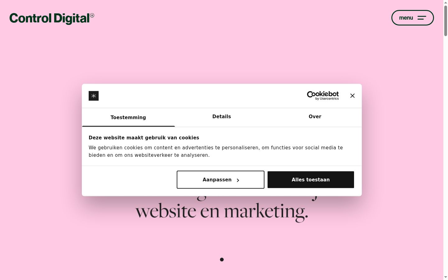 Sutikimo reklamjuostės, rodytos prieš bet kokią sąveiką, ekrano kopija