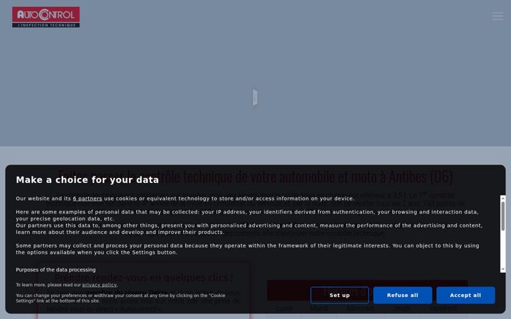 Screenshot ta' controle-technique-antibes.fr