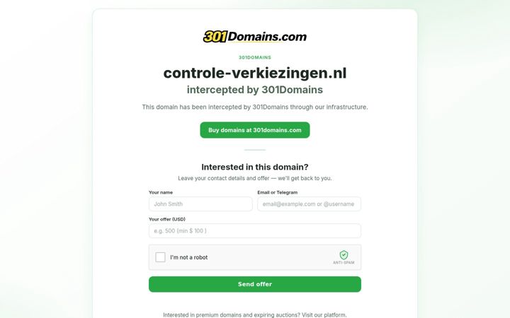 Screenshot of controle-verkiezingen.nl