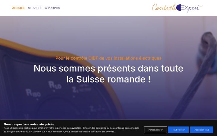 Screenshot of controleex.ch