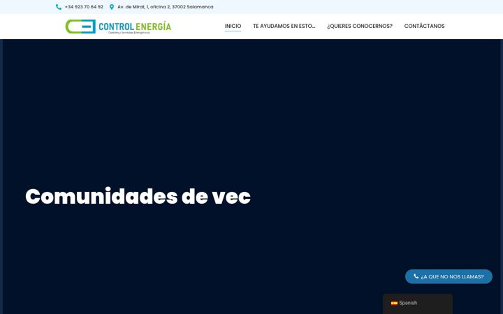 Screenshot of controlenergia.es