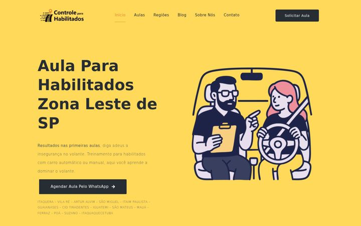 Snimka zaslona za controlenotransitozleste.com.br