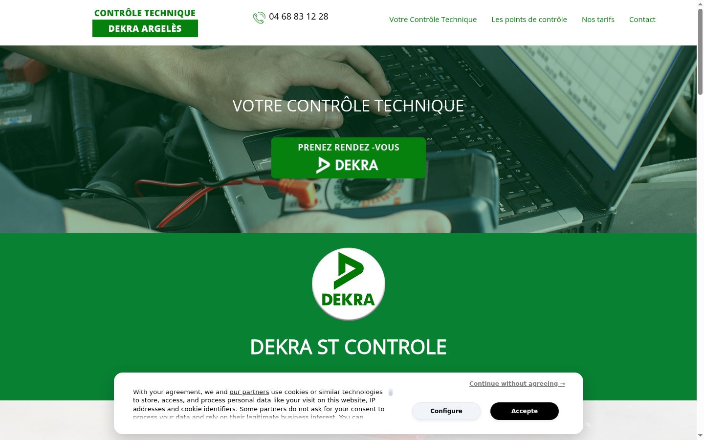 Sutikimo reklamjuostės, rodytos prieš bet kokią sąveiką, ekrano kopija