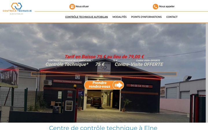 Screenshot of controletechnique-elne.fr