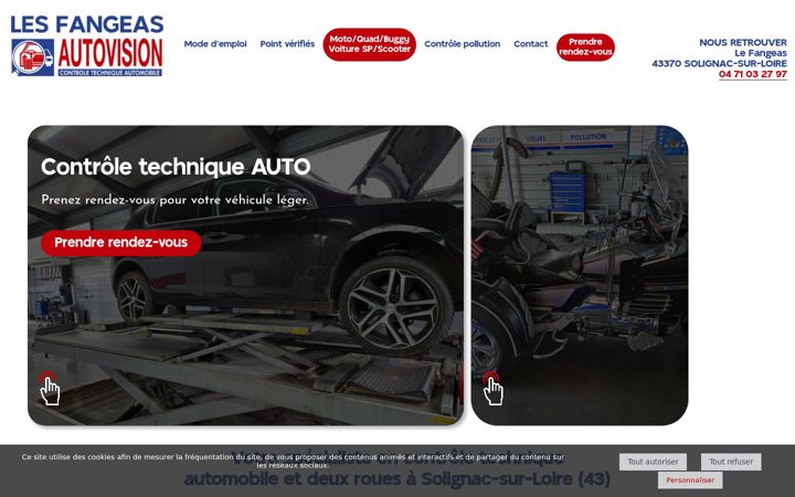 Screenshot of controletechniquelesfangeas43.fr