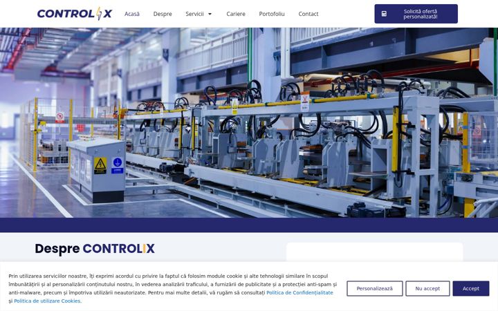 Screenshot of controlix.ro
