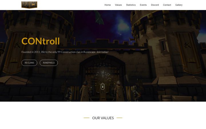 Screenshot of controll.org.uk