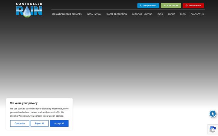 Screenshot of controlledrainaz.com