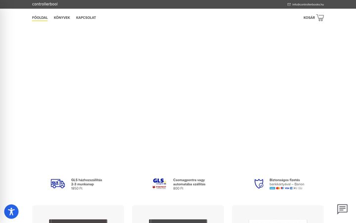 Screenshot of controllerbooks.hu