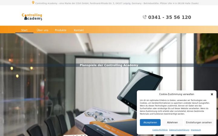 Screenshot of controlling-academy.de