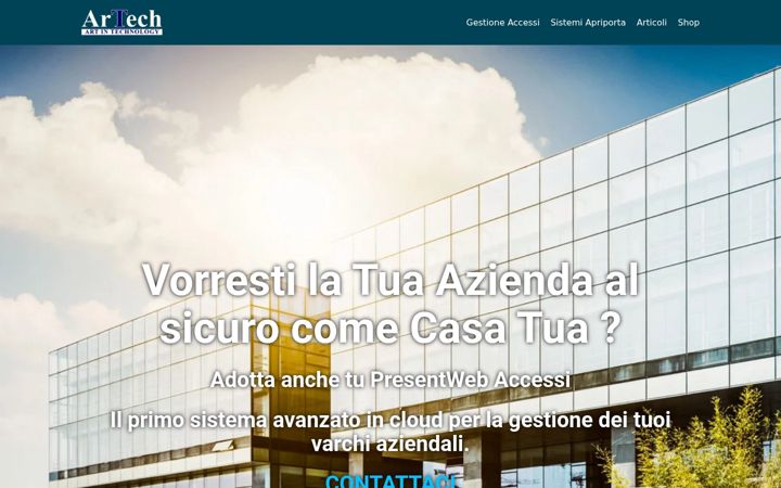 Screenshot of controlloaccessi.org