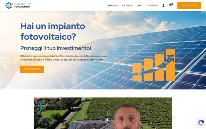 Zrzut ekranu controllofotovoltaico.it