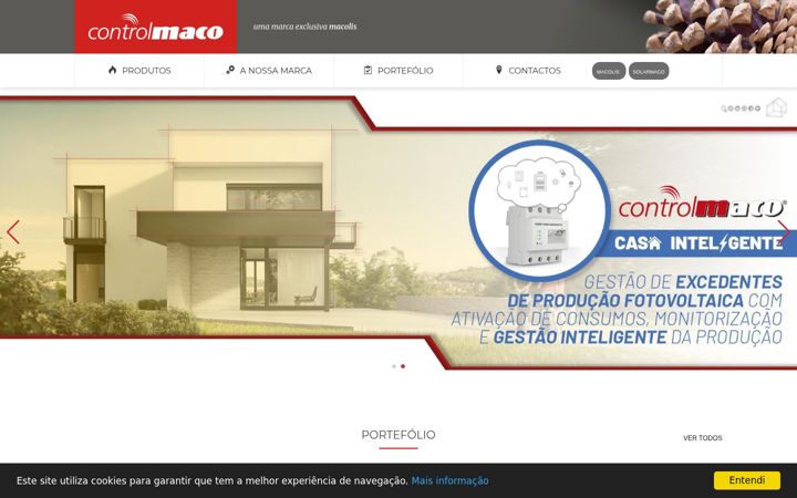 Screenshot of controlmaco.pt