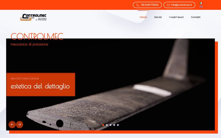 Screenshot of controlmec.it