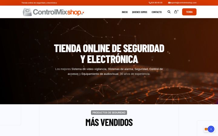 Screenshot of controlmixshop.com