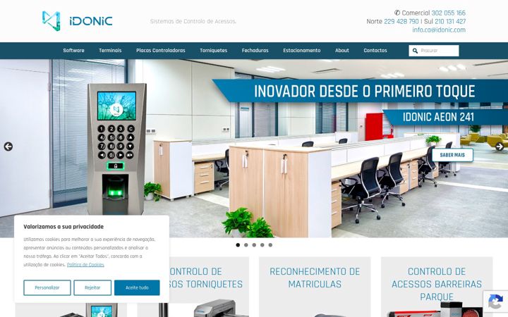 Screenshot di controlo-de-acessos.pt