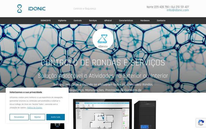 Screenshot of controlo-seguranca.com.pt
