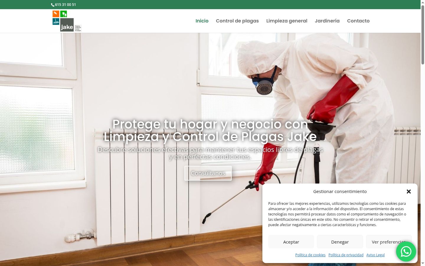 Screenshot van de toestemmingsbanner zoals getoond vóór enige interactie