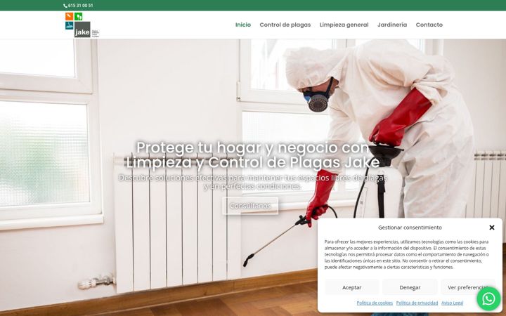 Screenshot of controlplagascuenca.com
