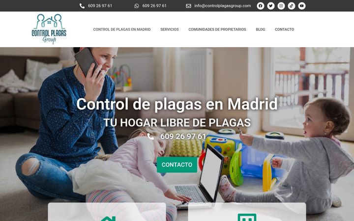 Screenshot of controlplagasgroup.com