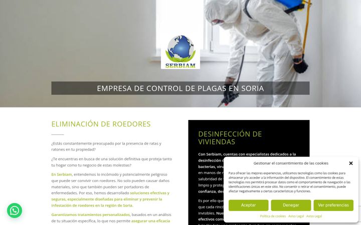 Screenshot of controlplagassoria.com