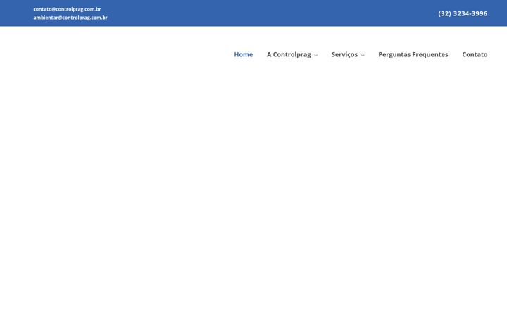 Screenshot di controlprag.com.br