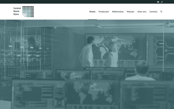 Screenshot of controlroomstore.nl