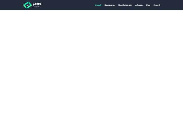 Screenshot of controlstudio.be