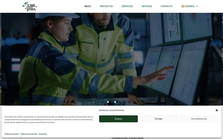 Screenshot of controlsystemsexperts.com