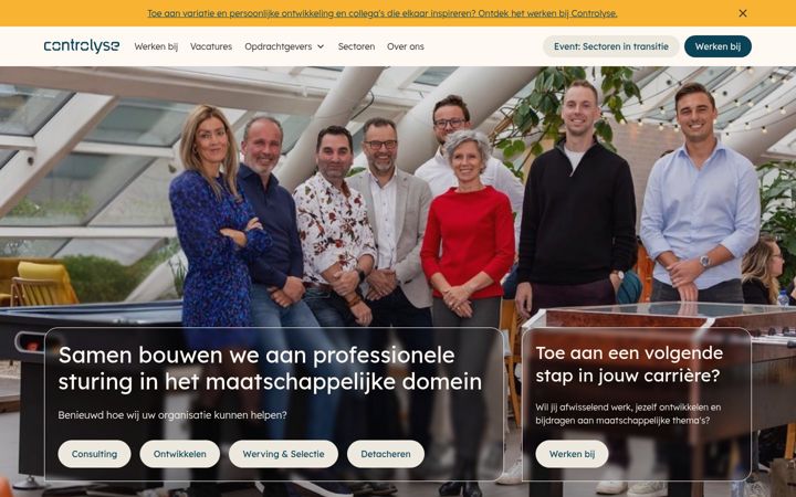 Screenshot of controlyse.nl