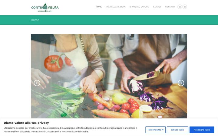 Screenshot of contromisura.it