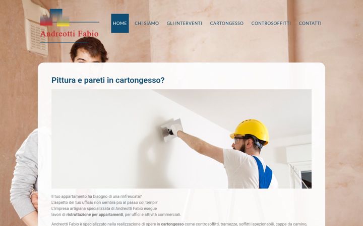 Screenshot of controsoffittimodena.com
