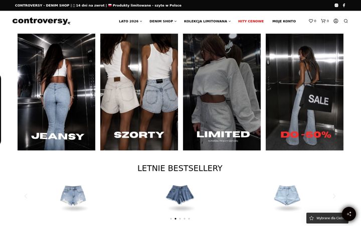 Screenshot του controversyjeans.pl