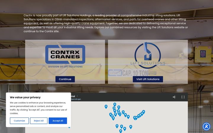 Screenshot of contrx.com
