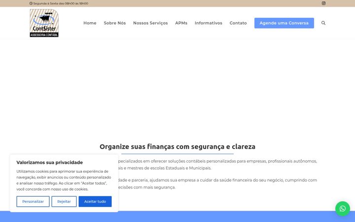 Screenshot di contsister.com.br