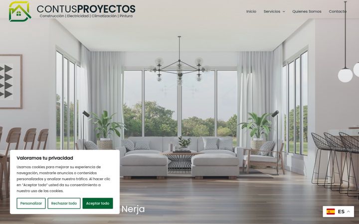 Screenshot of contusproyectos.com