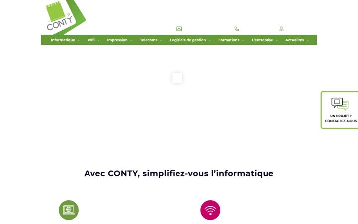 Screenshot of conty-informatique.com