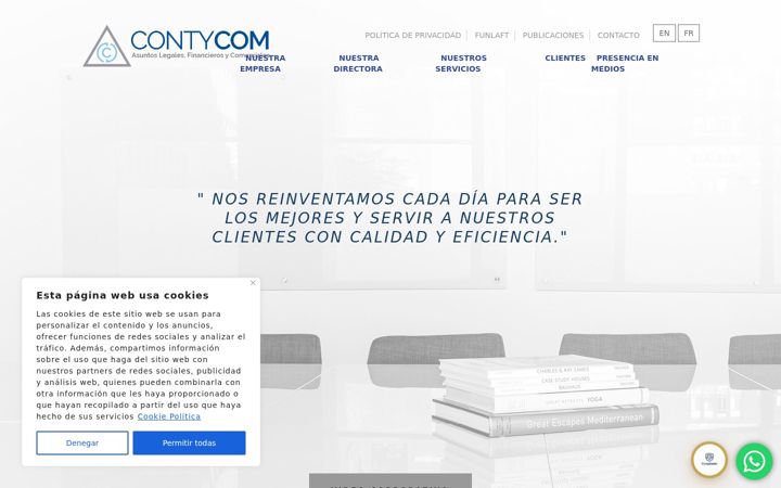 Screenshot of contycom.ec
