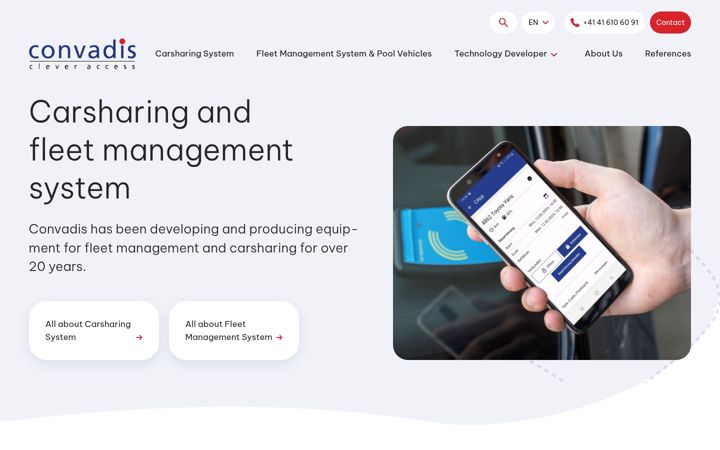 Screenshot of convadis.com