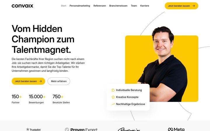 Screenshot of convaix.de