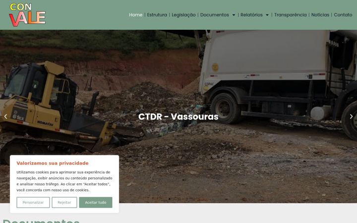 Screenshot di convalerj.com.br