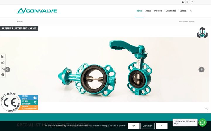 Screenshot ta' convalve.net