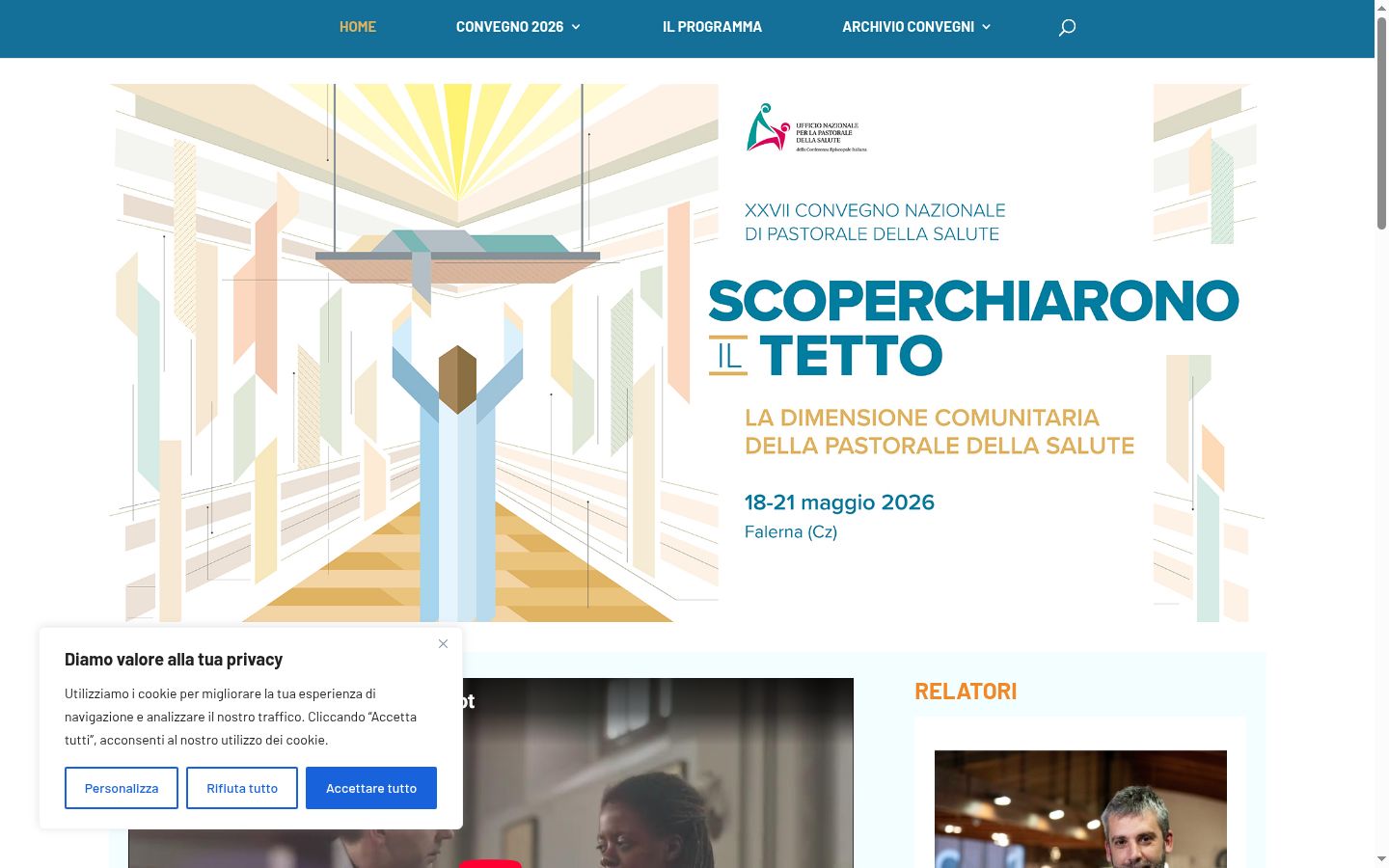 Captura de ecrã do banner de consentimento apresentado antes de qualquer interação
